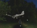 BF Koeln Kleinflugzeug in Koeln Flittard abgestuerzt  P52